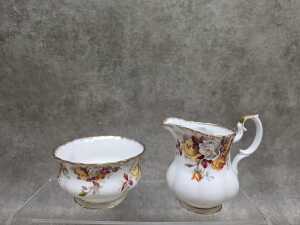 Royal Albert Lenora demitasse coffee setting for four - 3