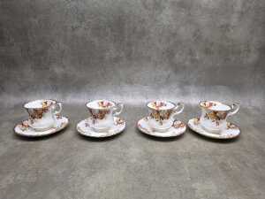 Royal Albert Lenora demitasse coffee setting for four - 5