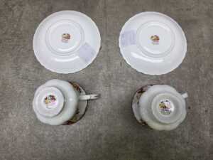 Royal Albert Lenora demitasse coffee setting for four - 6