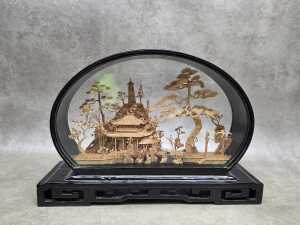 Two handcrafted Asian decorative items - 4
