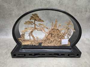 Two handcrafted Asian decorative items - 6