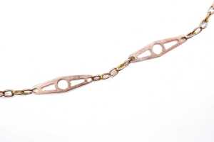 A broken necklace in 9ct rose gold - 2