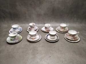 Eighth porcelain trios, including Shelley
