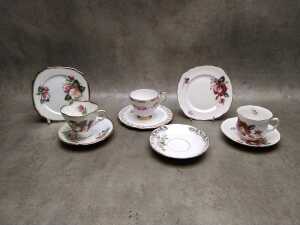 Eighth porcelain trios, including Shelley - 2