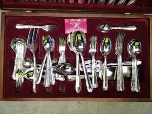 Rodd silver plated cutlery setting for six - 2