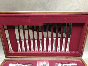Rodd silver plated cutlery setting for six - 3