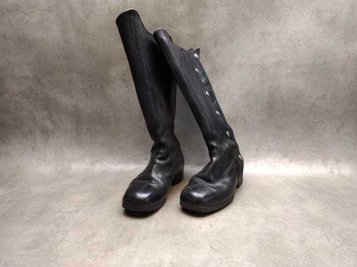 Neolite black leather women's knee-high boots
