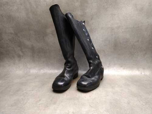 Neolite black leather women's knee-high boots