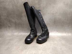 Neolite black leather women's knee-high boots