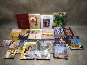 Art History reference books, including Tuscany: Art in Siena