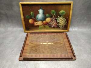 Timber trays, platters and bed breakfast table - 2
