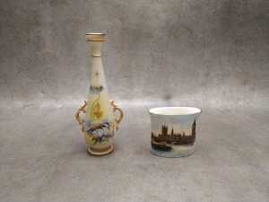 Four Royal Worcester porcelain pieces, A/F - 2