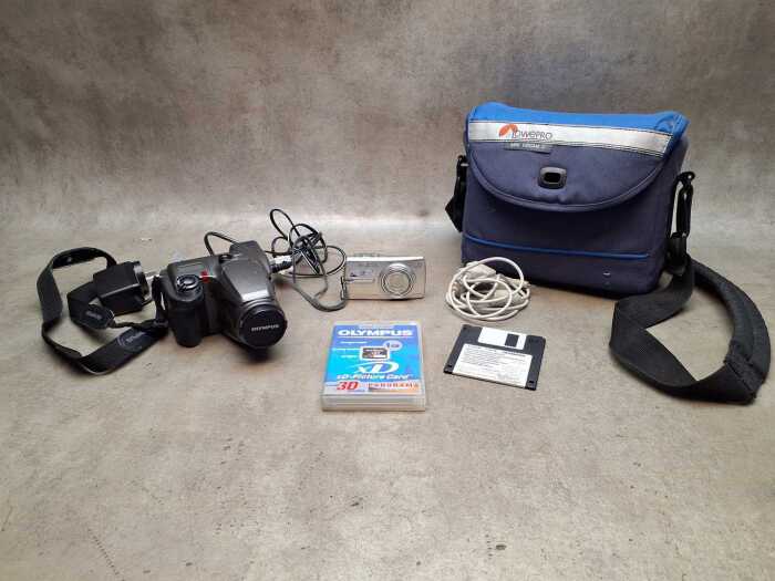 Two Olympus digital cameras
