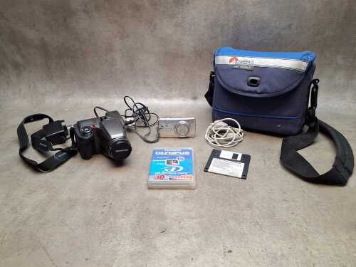 Two Olympus digital cameras
