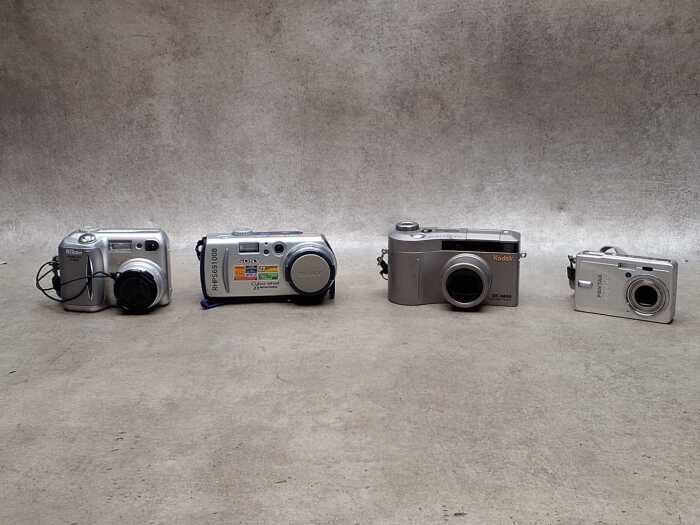 Four digital point and shoot cameras