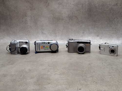 Four digital point and shoot cameras