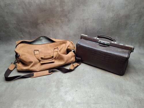 Two leather bags