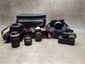 Assorted cameras and accessories - 3