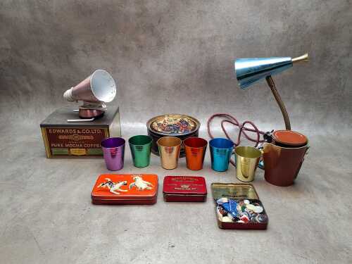 Tins and anodised aluminium homewares
