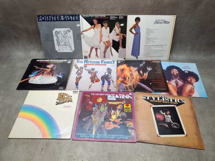 Ten Soul Funk vinyl records