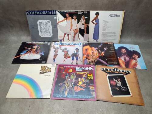 Ten Soul Funk vinyl records