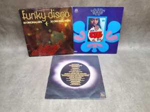 Ten Soul and Disco compilation vinyl records, including 'Motown Chartbusters' - 3