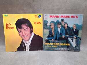 Seven vinyl records, mostly '60s Pop, including Manfred Mann - 3