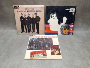 Seven vinyl records, mostly '60s Pop, including Manfred Mann - 4
