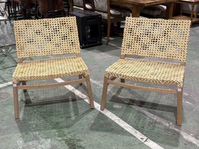 Pair of contemporary occasional chairs