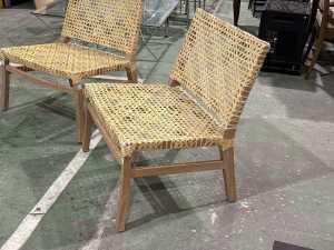 Pair of contemporary occasional chairs - 2
