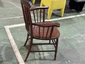 Timber spindle back chair - 2