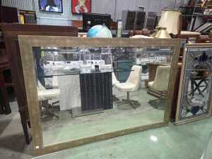 Contemporary accent wall mirror