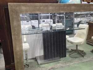 Contemporary accent wall mirror - 2