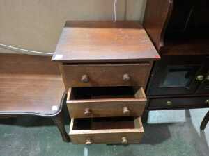Timber four-drawer chest - 3