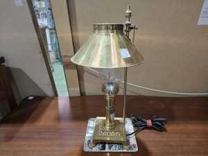 Brass 'Orient Express' Paris-Istanbul table lamp - 2