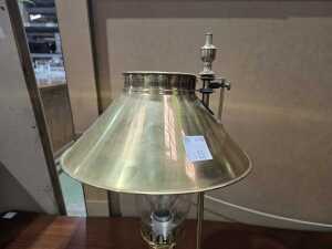 Brass 'Orient Express' Paris-Istanbul table lamp - 4
