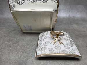 Sadler porcelain teapot and biscuit barrel - 6