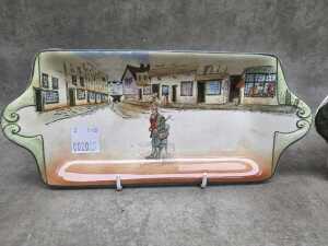 Two Royal Doulton Seriesware sandwich platters, A/F - 2