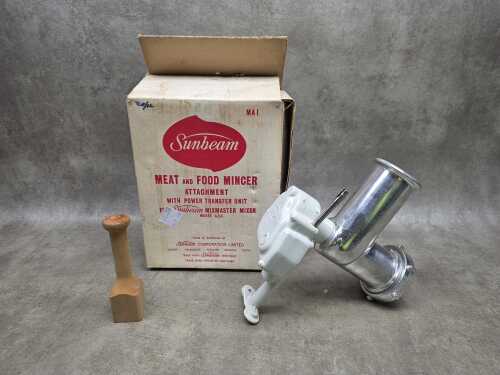 Mid-century Sunbeam Mixmaster stand mixer