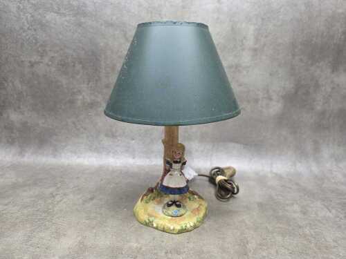 Beswick Alice in Wonderland ceramic table lamp with figure