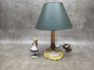 Beswick Alice in Wonderland ceramic table lamp with figure - 2