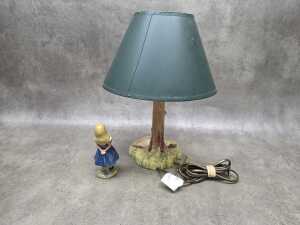 Beswick Alice in Wonderland ceramic table lamp with figure - 3