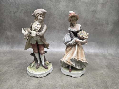 Two porcelain figures