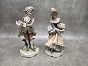 Two porcelain figures