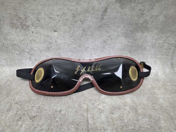 Jockey goggles signed by Greg Childs, champion of 2000 Cox Plate on Sunline