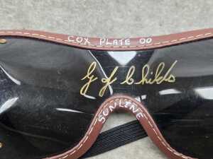 Jockey goggles signed by Greg Childs, champion of 2000 Cox Plate on Sunline - 2