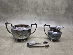 James Dixon and Sons four piece silver plated tea and coffee service - 4