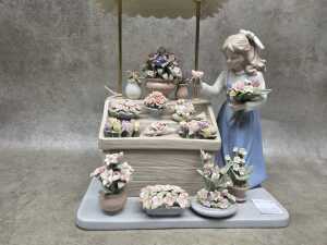 Adora by Cosmos porcelain flower stand figure - 2