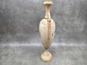 Royal Worcester porcelain twin handled vase, 1901, A/F - 5