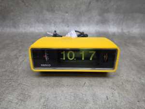 Namco yellow flip clock bedside alarm